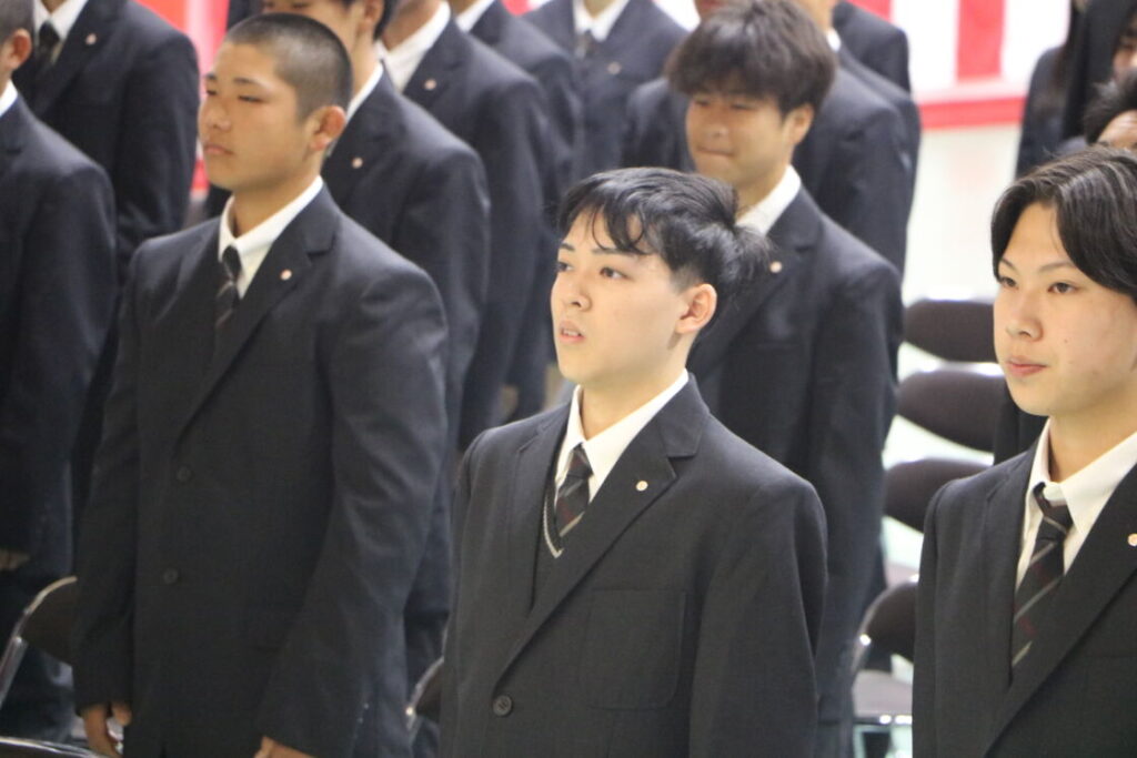 令和8年度 入学式 新入生の様子